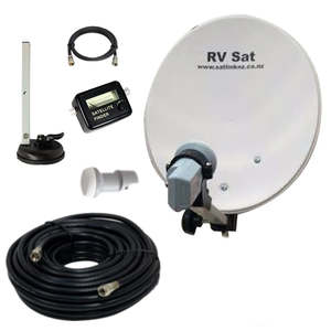 Satellite Dishes Domes: RVSAT Portable Suction Satellite Dish 40cm