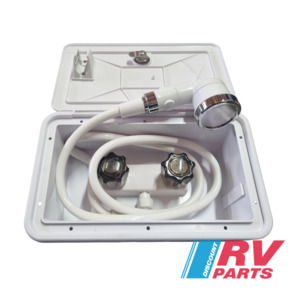 DRV Shower Box (white) Discount RV Parts