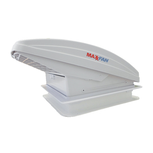Products: ‘MaxxAir’ Deluxe with Rain Dome, T/Stat, 10 Speed Fan (Manual Lift) Discount RV Parts