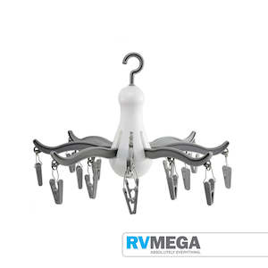 Bathroom Laundry Accessories: Collapse-A-Peg Airer - 16 Pegs