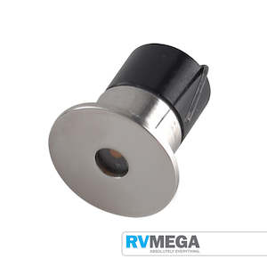 Lighting: Pearl Round Mini Courtesy Light - 10-30vDC - S/S - IP44 - 1.2 W - 3000K