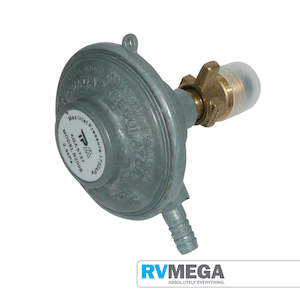 Gas Cylinders Regulators: Gas Regulator 2kg 90deg POL with 8mm Tail