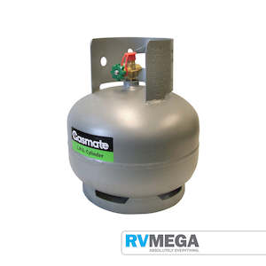 Gasmate 3.0kg Camping LPG Cylinder - POL connection