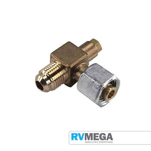 Lpg Heater Parts: Truma HWS & Vario Gas Elbow with Bleed Valve