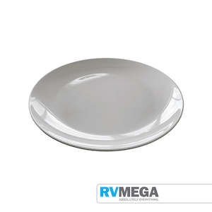 Crockery Cutlery Dining: Southern Alps Melamine Plate White 28cm
