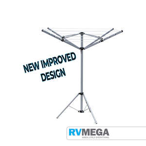 Bathroom Laundry Accessories: Australian RV Rotary Clothesline & Stand