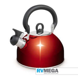 Campfire Whistling Kettle 2.5 Litre RED