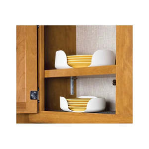 Glass Plate Storage: Stack A Plate - Set of 2