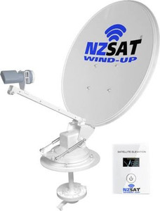 Manual NZ Sat dish. Supplied and fitted RV Specialties