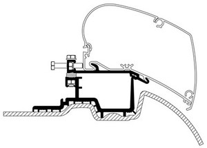 Products: Bracket For Sprinter 2007+/ VW 2006-2016 - Series 6 Awnings
