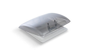 MPK 280 x 280mm 4 Way Roof Vent - S/White With Tinted Dome