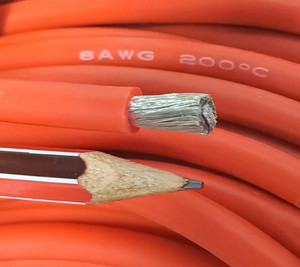 Products: 8AWG, 90 Amp, 10mmsq, Tinned OFC copper, Flexible, 200degC, Red RVtechnic RV&Marine