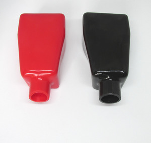 Products: Battery terminal cover pair, soft PVC, red + black RVtechnic RV&Marine
