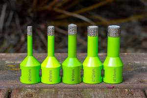 Tile Diamond Hole Saw - Angle Grinder