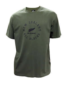 Rugby All Blacks: All Blacks NZ Logo T-Shirt Khaki