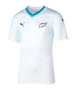 Kids: New Zealand Football Kid's Replica Away Shirt 2024