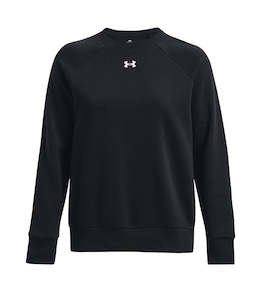 Under Armour Women's Rival Fleece Crew Black