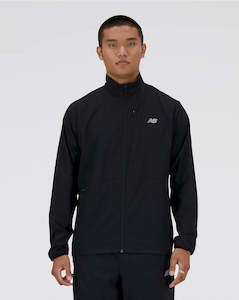 Mens Jackets: New Balance Stretch Woven Jacket Black
