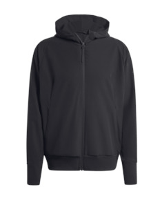 Mens Jackets: All Blacks Men's Z.N.E Woven Full Zip Hoodie