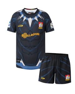 Kids Jerseys: Chiefs x Marvel Toddlers Black Panther Mini Kit