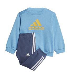 Kids Hoodies: Adidas Infants BOS Jogger Set Blue/Yellow/Navy