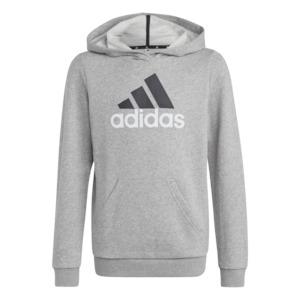 Kids Hoodies: Adidas Kid's Big Logo II Hoodie Grey