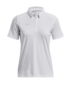 Under Armour Women's Team Tech Polo White