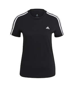 Adidas Womens 3S Ess T-Shirt Black