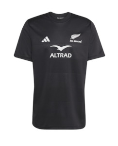Rugby All Blacks Training Leisurewear: All Blacks Supporter T-Shirt Black 2025/2026