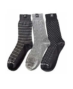Rugby All Blacks Training Leisurewear: All Blacks Business Socks - 3pk