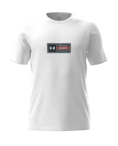 Under Armour Printed Woven Label T-Shirt White