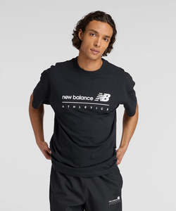 New Balance Linear Graphic T-Shirt Black