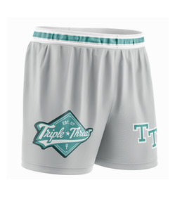 Kids: Triple Threat Kids Diamond Badge Short Grey