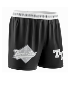 Triple Threat Kids Diamond Badge Short Black