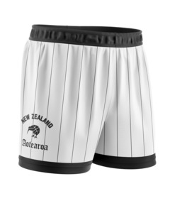 Triple Threat Kids Kiwi Basketball Short White
