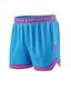 Triple Threat Plain Diamond Basketball Short Teal/Pink