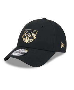 Warriors New Era 9FORTY Snapback Cap Black/Gold