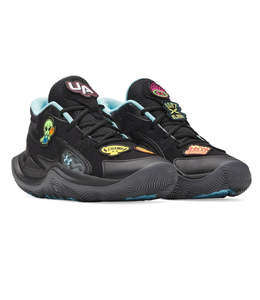 Under Armour Kid's Jet '25 Basketball Shoes Black/Sky