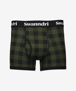 Swanndri Men's Cotton Undies Olive/Black
