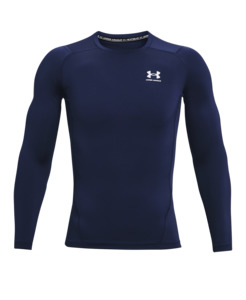 Under Armour HeatGear® Armour Long Sleeve Top Midnight Navy