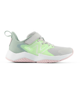 Kids: New Balance Kid's Rave Run v2 Bungee Lace + Strap Shoe Grey Matter