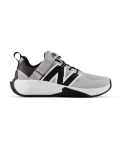 New Balance Kid's FuelCell Play Bungee Lace with Top Strap Shoe Rain Cloud