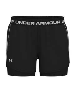 Womens: Under Armour Women's Tech Play Up 2in1 Short Black