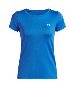 Under Armour Women's HeatGear® Armour Short Sleeve Baselayer Top Blue