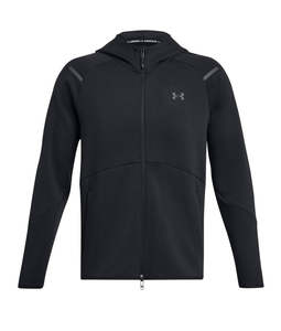Mens: Under Armour Unstoppable Fleece Full-Zip Hoodie Black