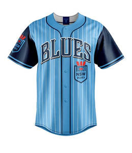NSW Blues Slugger Baseball Shirt