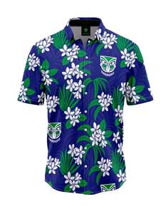 Mens T Shirts Polos: Warriors NRL 'Reef' Hawaiian Shirt