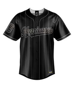 Hurricanes Blackout Baseball Shirt