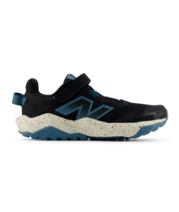 New Balance Kid's DynaSoft Nitrel Bungee Lace with Top Strap Shoe Black/Timberwolf
