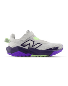 New Balance Kid's DynaSoft Nitrel Bungee Lace with Top Strap Shoe Grey/Indigo